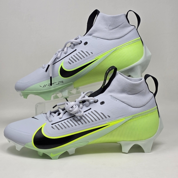 Nike Mens Size 13 Vapor Edge Pro 360 2 Cleats Pure Platinum Green DA5456-004 New - Picture 3 of 11